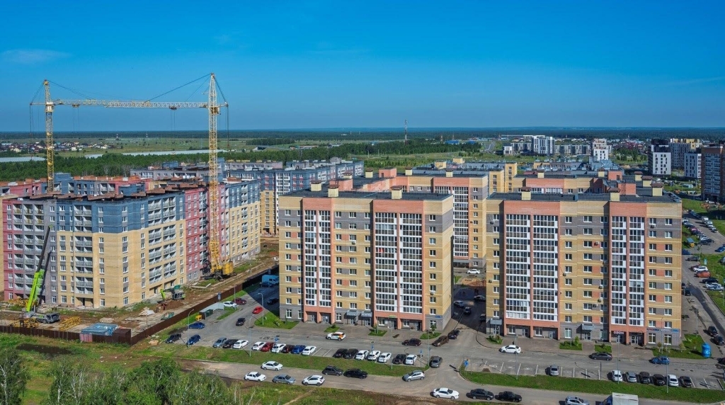 Строящийся и сданные корпуса ЖК Радужный-2 Строящийся и сданные корпуса ЖК Радужный-2
