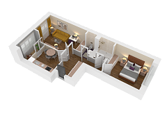 2-комнатная, 54.92м²