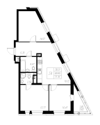 3-комнатная, 71.76м²